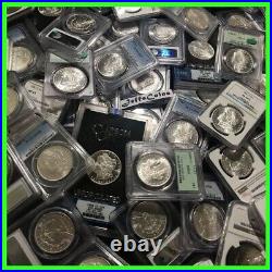 MS63 Morgan Silver Dollars PCGS NGC? 1878-1904? P S O Mints Coin Lot