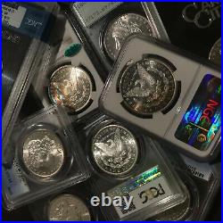 MS63 Morgan Silver Dollars PCGS NGC? 1878-1904? P S O Mints Coin Lot