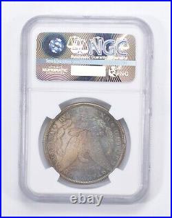 MS64 1885 Morgan Silver Dollar Blue Toned Graded by NGC 0032