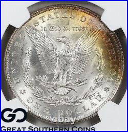 MS64 Common Date Morgan Silver Dollar NGC Mint State 64 Dates Vary, Some Tone