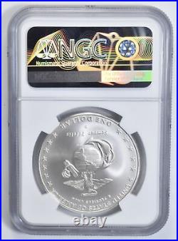 MS70 2005 P MS70 Marine Corps Commemorative Silver Dollar NGC