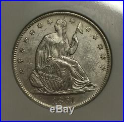 NGC 1861-O Silver Half Dollar SS Republic Shipwreck Coin NGC Box & COA RARE