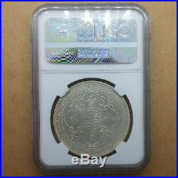 NGC 1899 G. Britain 1 DOLLAR AU55 Hong Kong Genuine Old Chinese Silver Coin
