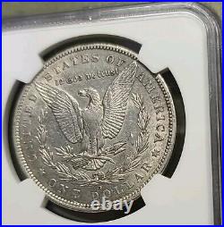 NGC AU 53, 1886-O Morgan Silver Dollar