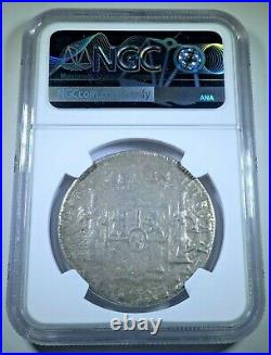 NGC Graded 1783 Shipwreck Silver 8 Reales Spanish 1700's XF Pirate Dollar Coin