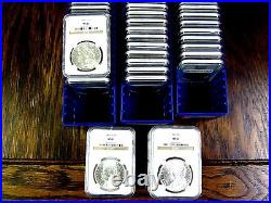 NGC MS62 Blast White Morgan Silver Dollar U. S. Mint Coin