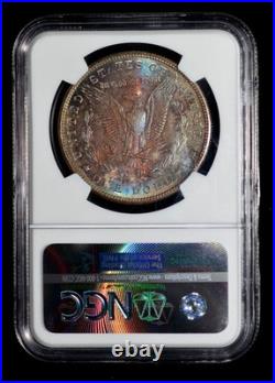 NGC MS64 1882-S $1 Morgan Silver Dollar beautiful toning both side