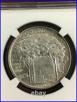 Ngc Au58 1922 Grant Memorial Commemorative Silver Half Dollar With Star Rare