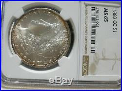 Ngc Ms 65 1883 CC Carson City Morgan Silver Dollar