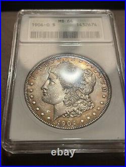 Old ANACS 2nd Gen? 1904 O Morgan Silver Dollar MS64 true 64 Pre NGC PCGS