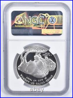 PF70 2001-P Buffalo UC Commemorative Silver Dollar NGC