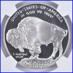 PF70 2001-P Buffalo UC Commemorative Silver Dollar NGC