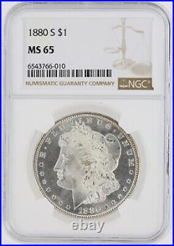 Pre 1921 Silver Morgan Dollar NGC / PCGS MS65 S$1 Lot of 1 Mix Date coins