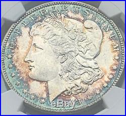 Rainbow 1903-o Morgan Us Silver Dollar Ngc Certified Ms64