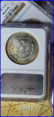 Rare PROOF LIKE 1885 Morgan Dollar NGC MS63PL 90% Silver Dollar FROSTY