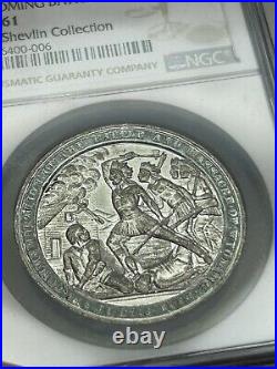 SASA 1878 HK-121 So Called Silver Dollar Wyoming Battle Ngc Ms61