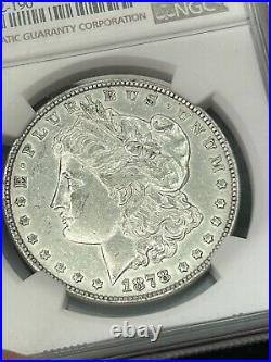 SASA 1878 morgan silver dollar 7TF Rev Of 79 Ngc Graded Genuine