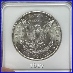 SASA 1897-S $1 MORGAN SILVER DOLLAR SAN FRANCISCO MINT NGC MS63 Red field