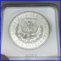 SASA 1897-S $1 MORGAN SILVER DOLLAR SAN FRANCISCO MINT NGC MS63 Red field