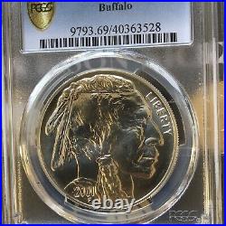 SECURE Shield PCGS 2001-D Buffalo Indian Commemorative Silver Dollar MS69