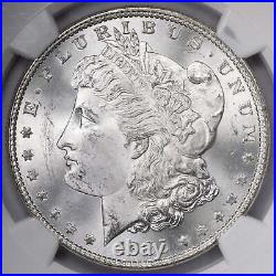 United States 1885 $1 Morgan Dollar Silver Coin NGC MS-64 Ex. Olathe Hoard