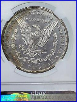 WOW-YING/YANG, RAINBOW-1879-S NGC MS 63 Morgan Silver Dollar