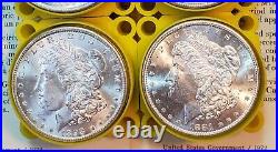 (one) 10 Coin Roll Bu Ms+ Gorgeous All Original Morgan Silver Dollar